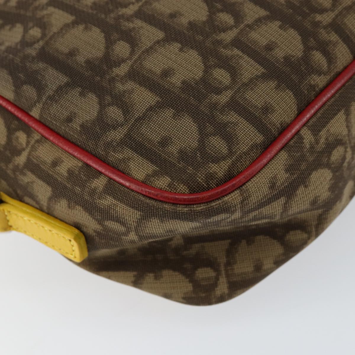 Christian Dior Vintage Rasta Crossbody Bag Diorissimo Canvas, BEIGE, CANVAS, Shoulder bag