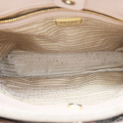 Prada Gardener's Saffiano Leather, Pink, Leather, Tote Bag
