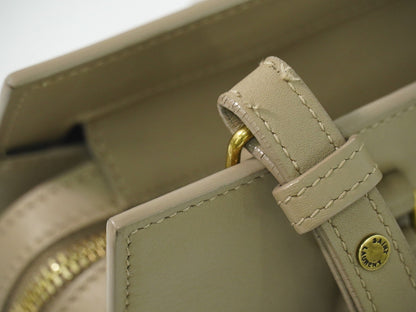 Saint Laurent East Side Smooth Leather, Beige, Leather, Tote Bag