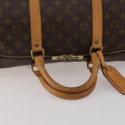 Louis Vuitton Keepall Monogram, Brown, Canvas, Travel Bag