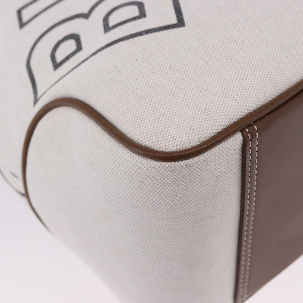 Burberry Blue Label Canvas, White, Canvas, Shoulder Bag
