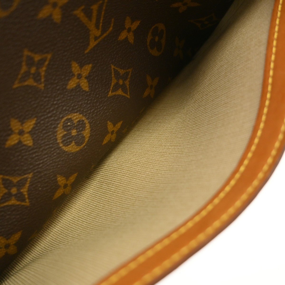 Louis Vuitton Reporter Monogram, Brown, Canvas, Shoulder Bag