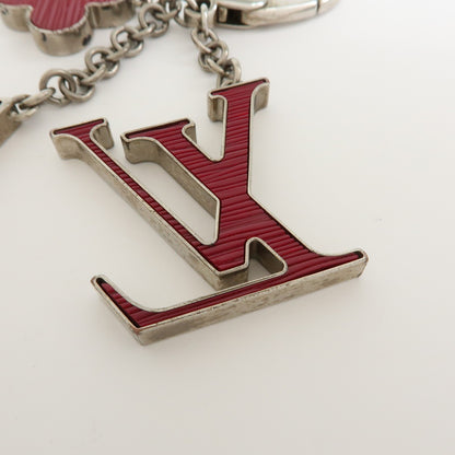 Louis Vuitton Fleur d'Epi Bag Charm Resin and Brass, Burgundy, Metal, Charm