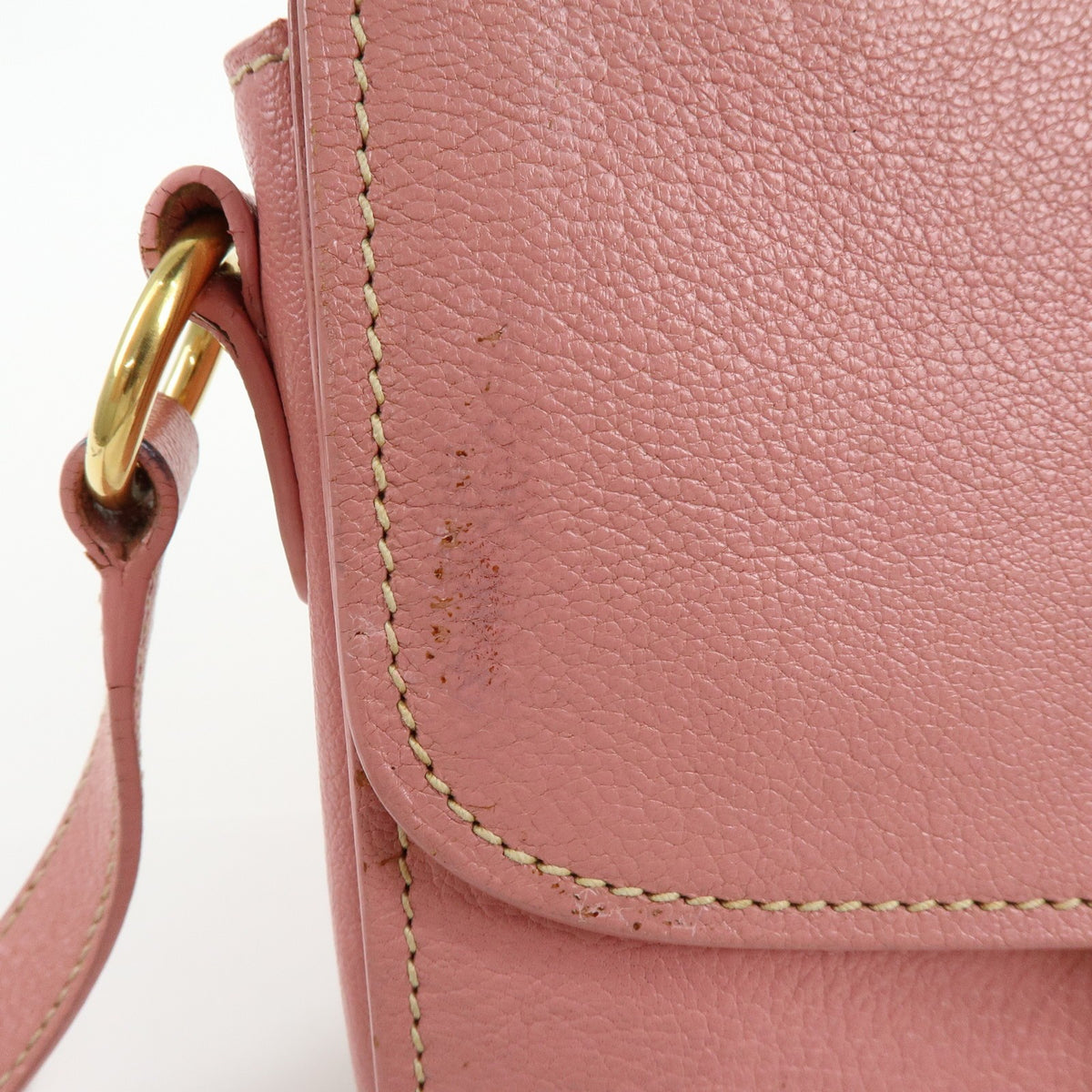 Miu Miu Madras Top Handle Leather, Pink, Leather, Handbag
