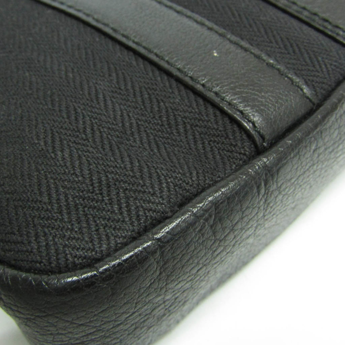 Bvlgari Open Hobo Leather, Black, Leather, Shoulder Bag