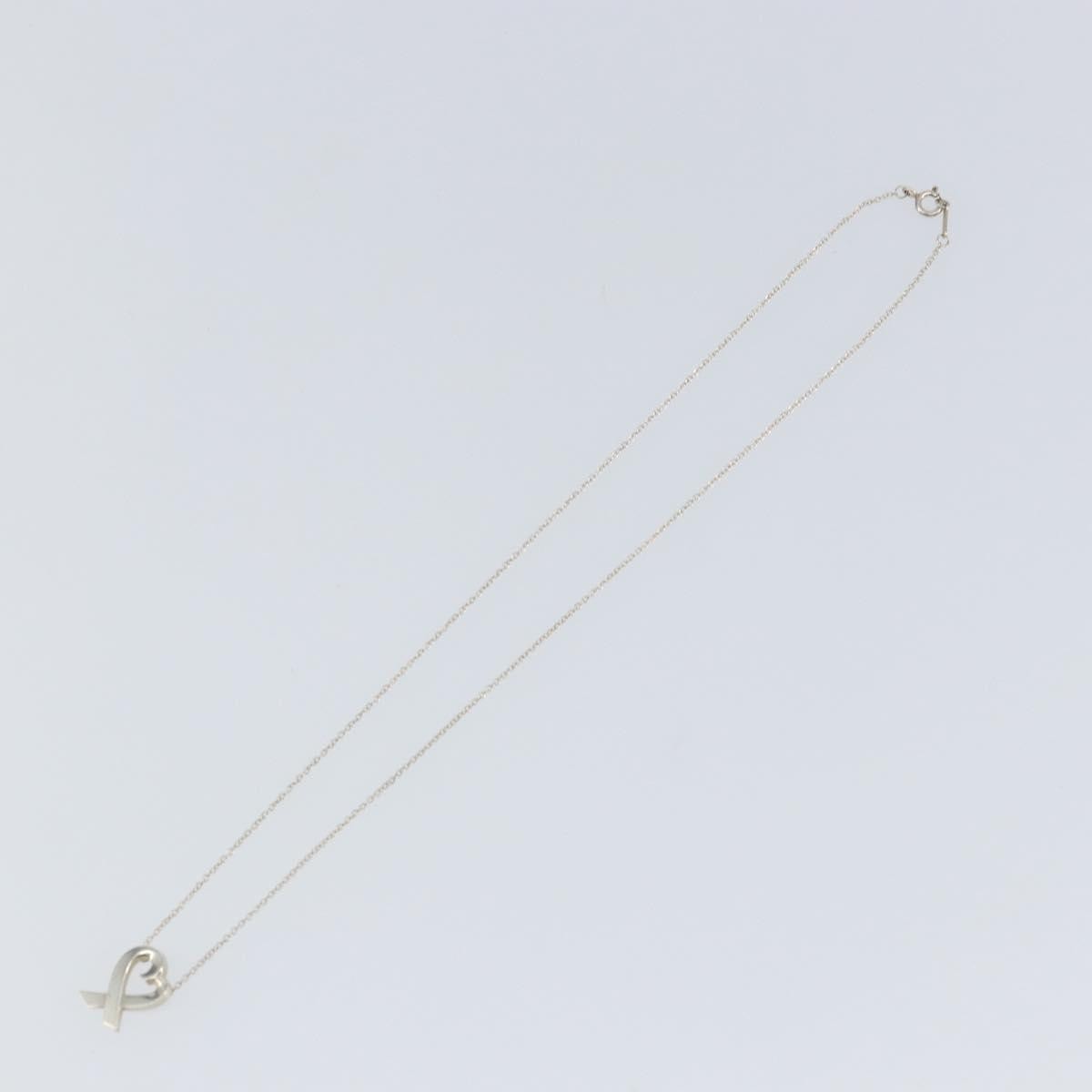 Tiffany & Co. Paloma Picasso Loving Heart Pendant Silver 925, Silver, Silver, Necklace