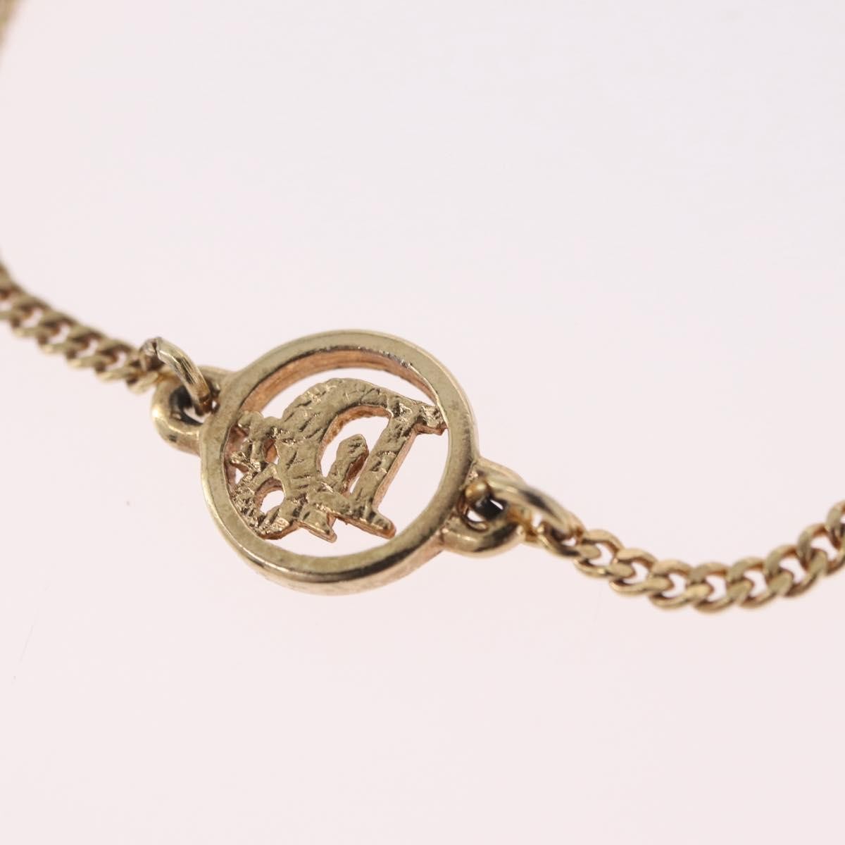 Christian Dior Vintage logo Metal, Gold, Metal, Bracelet
