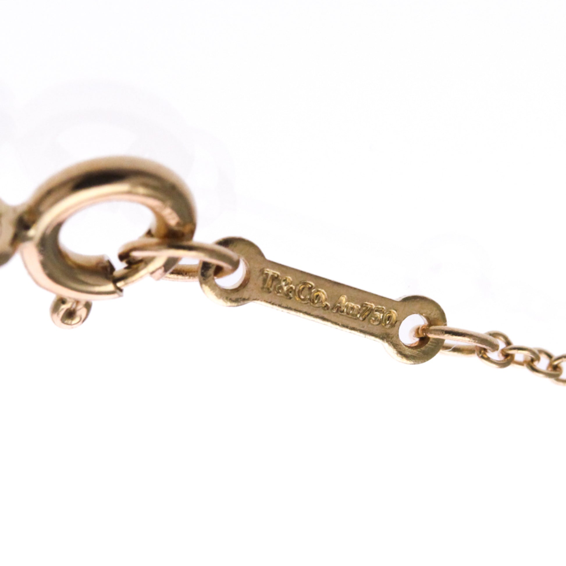 Tiffany & Co. Paloma Picasso Olive Leaf Pendant 18K Rose Gold with Diamond, Gold, Pink Gold, Necklace