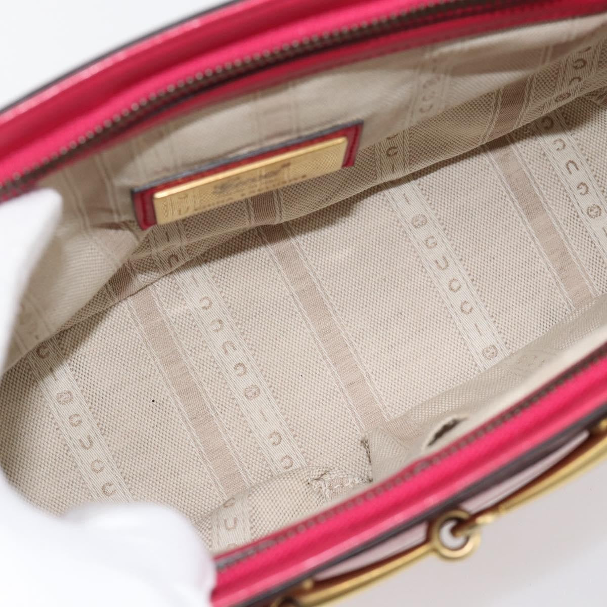 Gucci Bright Bit Convertible Tote Patent, Pink, Patent Leather, Tote Bag