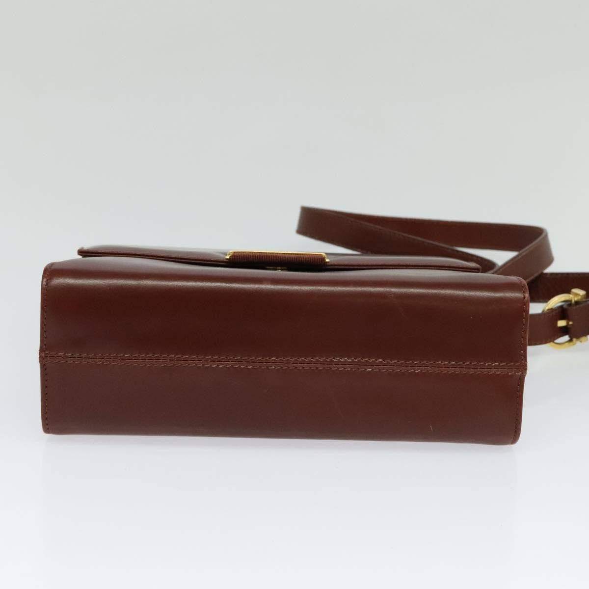 Salvatore Ferragamo Vintage Leather, Brown, Leather, Shoulder Bag