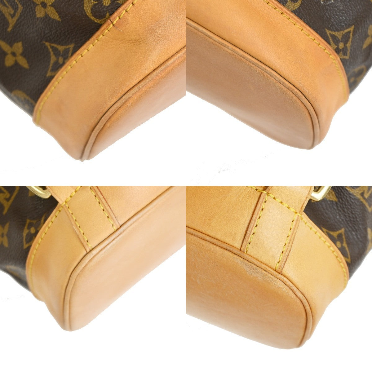 Louis Vuitton Montsouris Monogram, Brown, Canvas, Backpack