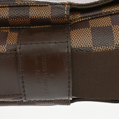 Louis Vuitton Naviglio Damier, Brown, Canvas, Handbag