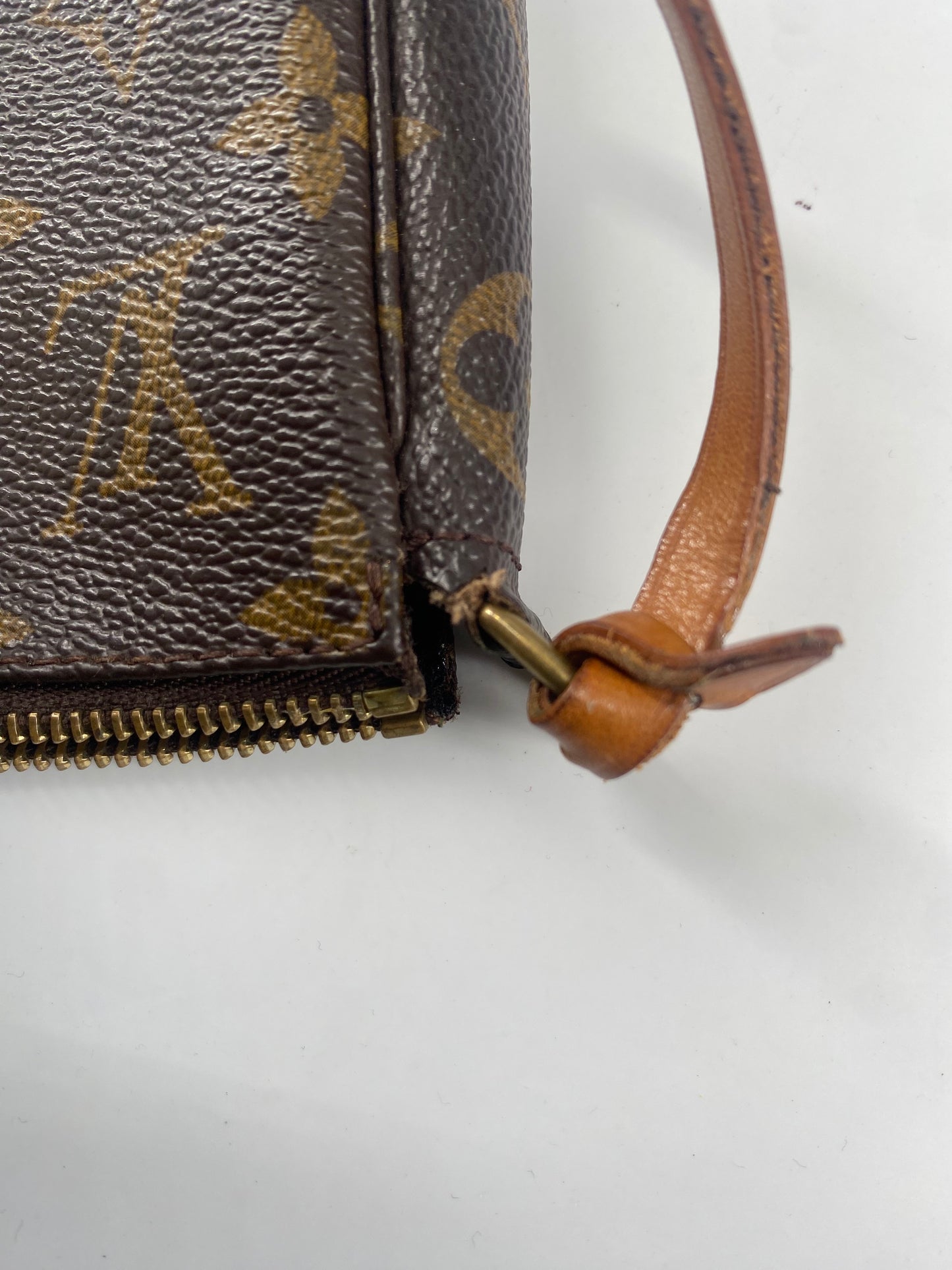 Louis Vuitton Pochette Accessoires Monogram Canvas, BROWN, CANVAS, Bag