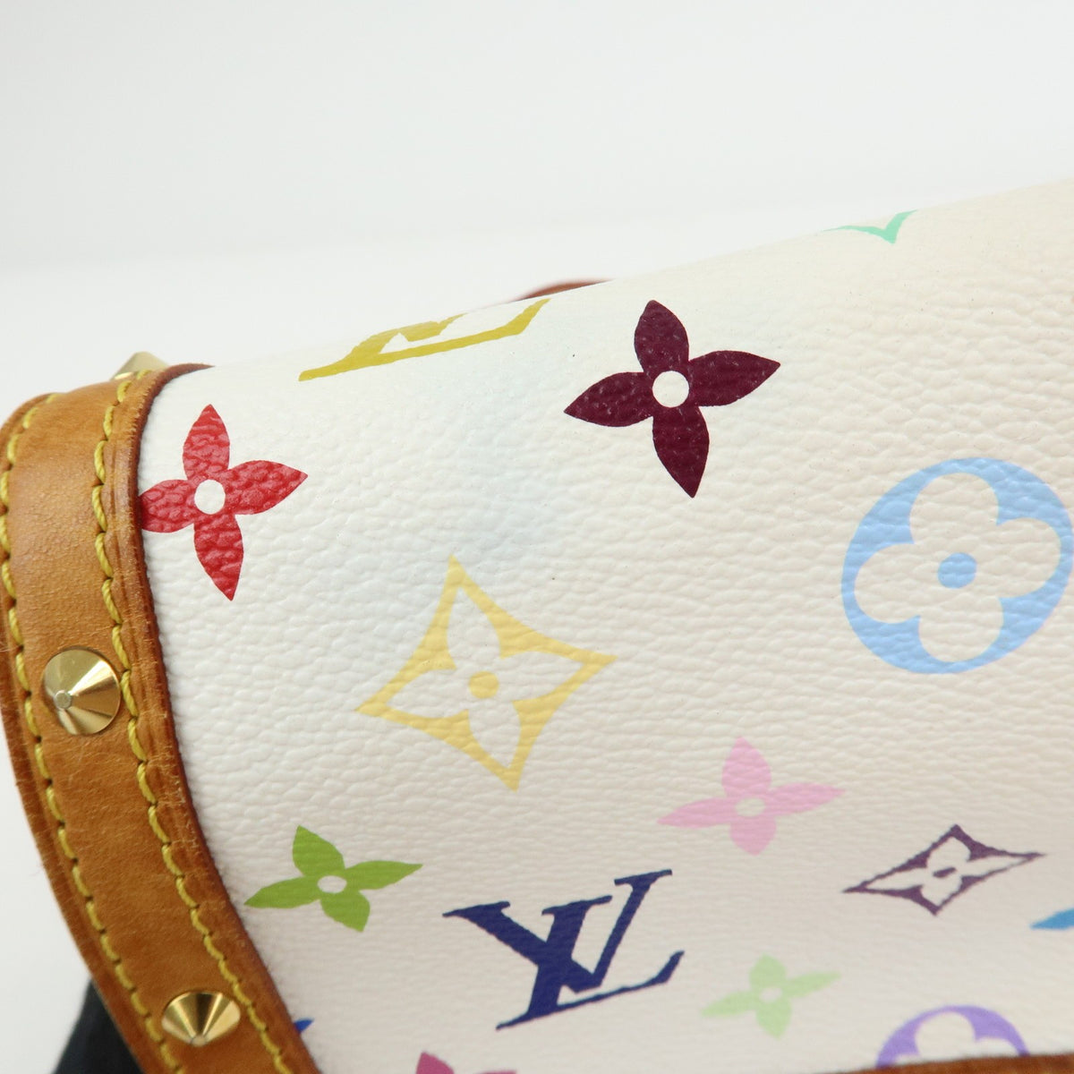 Louis Vuitton Sologne Monogram Multicolor, White, Canvas, Handbag