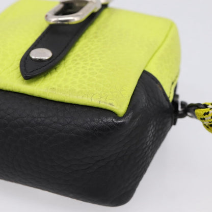 Louis Vuitton Square Pouch Bag Charm and Key Holder Leather, Gray, Leather, Charm