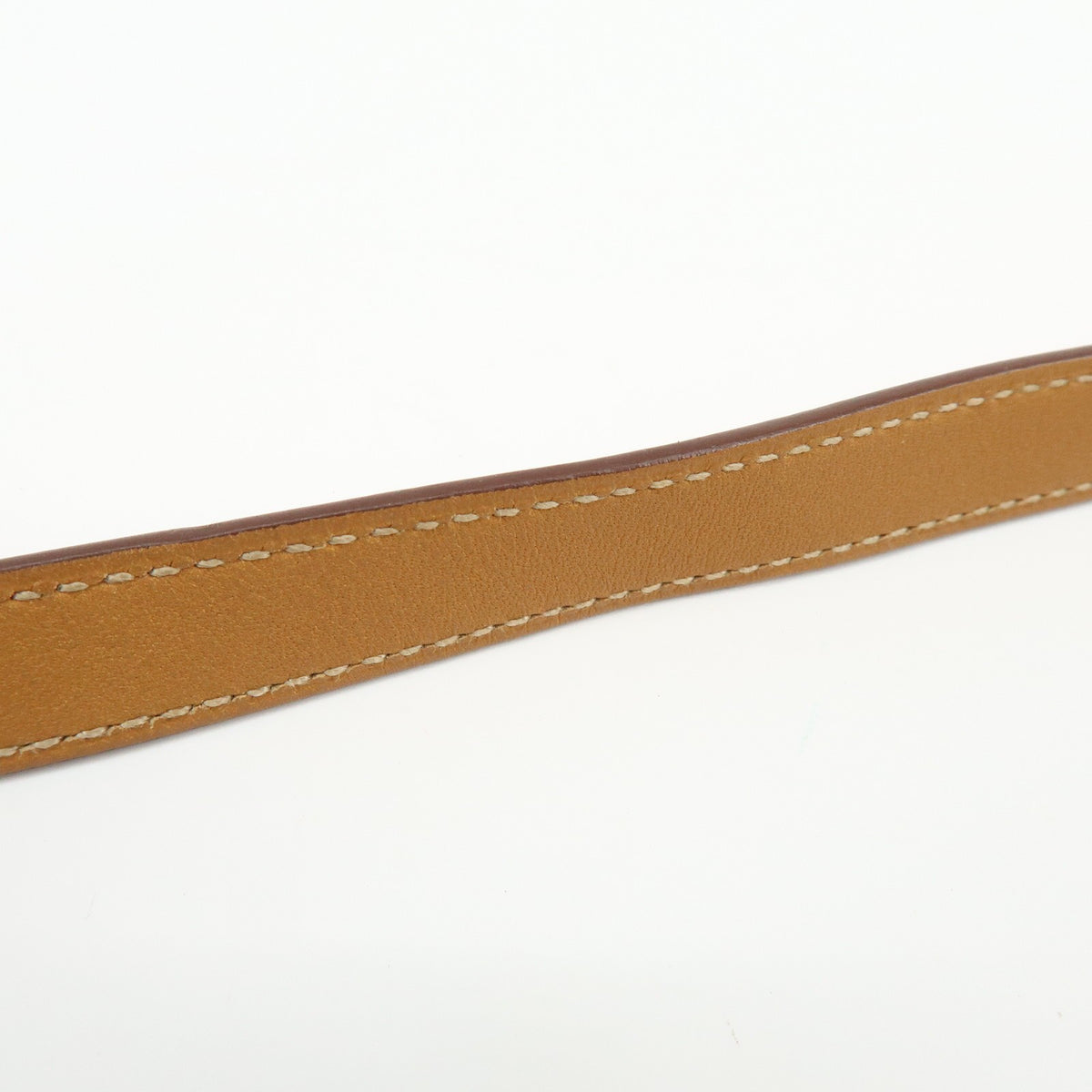 Hermes Kelly Double Tour Leather, Orange, Leather, Bracelet