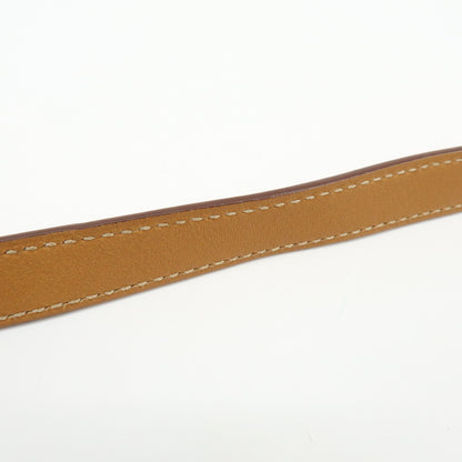 Hermes Kelly Double Tour Leather, Orange, Leather, Bracelet