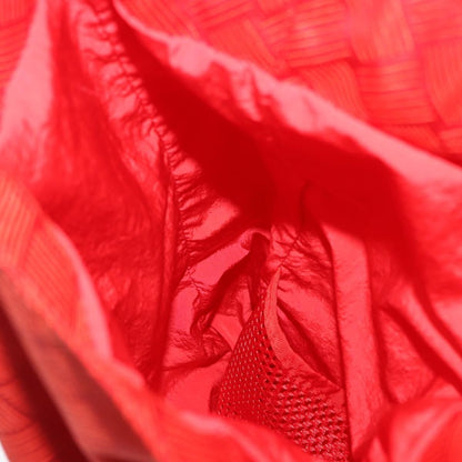Bottega Veneta Paper Touch Printed Nylon, Red, Nylon, Backpack