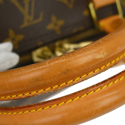 Louis Vuitton Keepall Bandoulière Monogram, Brown, Canvas, Travel Bag