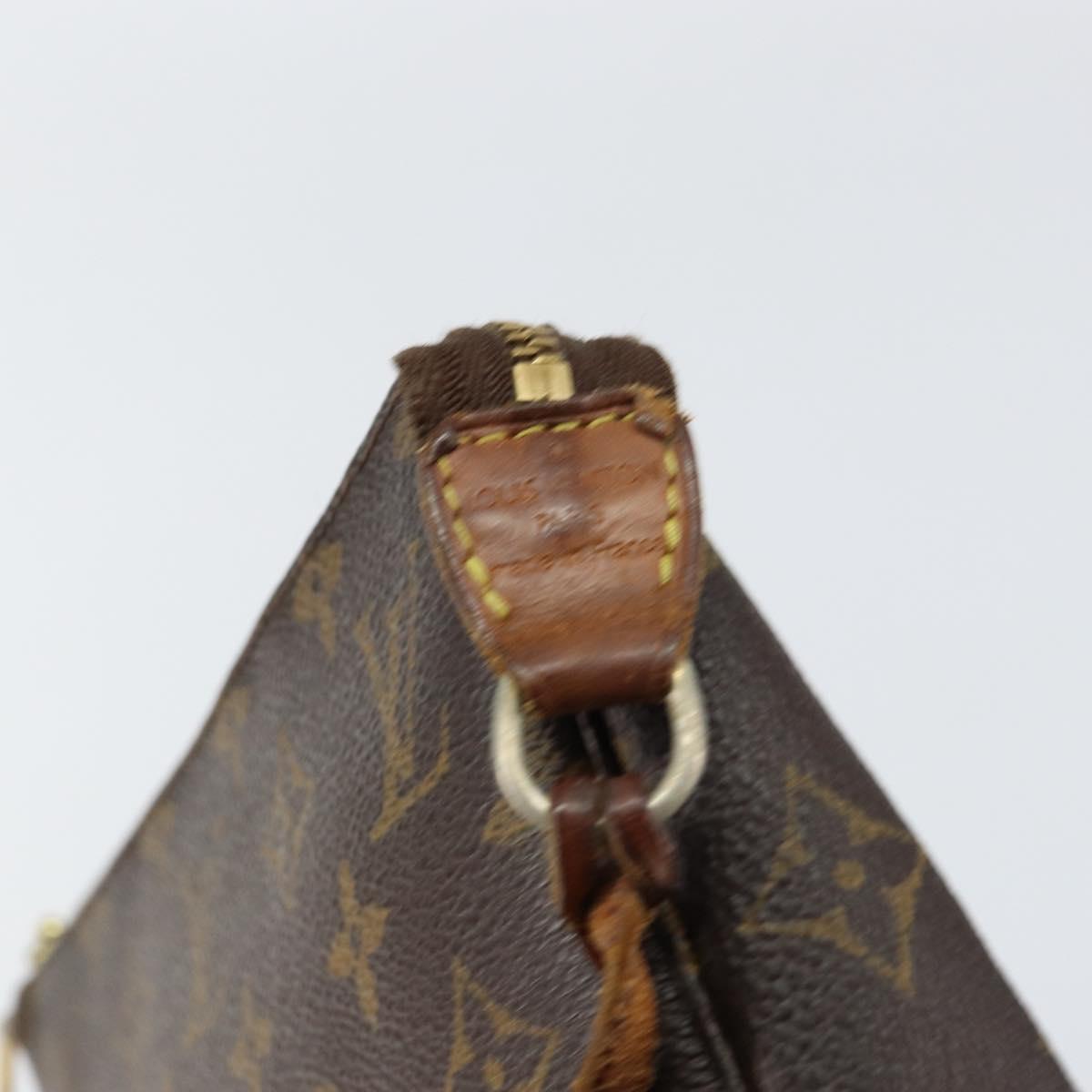 Louis Vuitton Pochette Accessoires Monogram Canvas, BROWN, CANVAS, Clutche & pouche