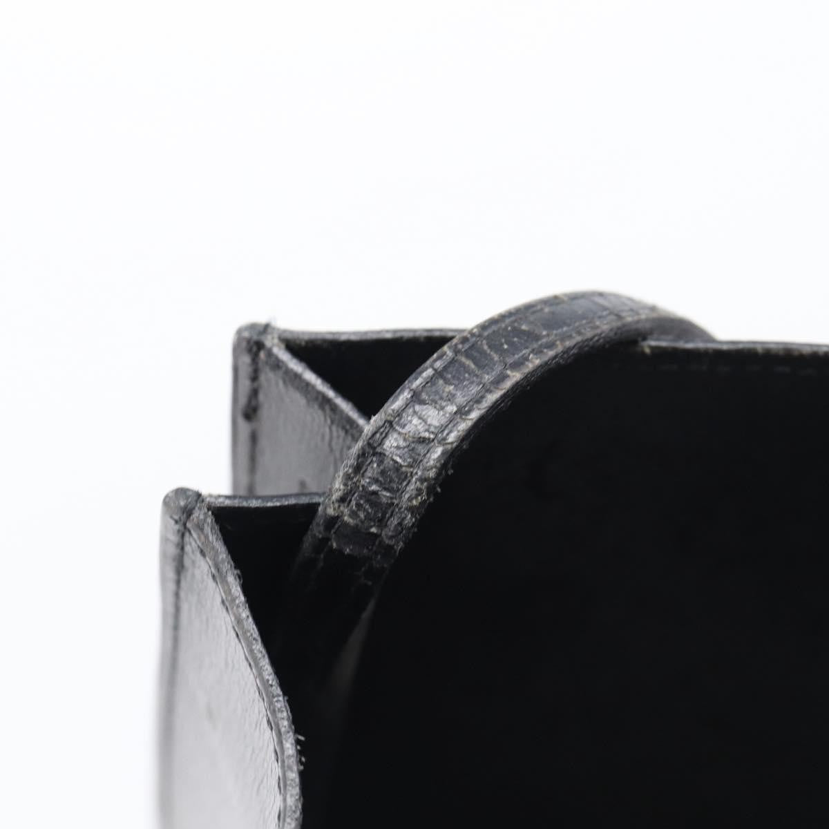 Hermes Onimaitou Leather, Black, Leather, Shoulder Bag