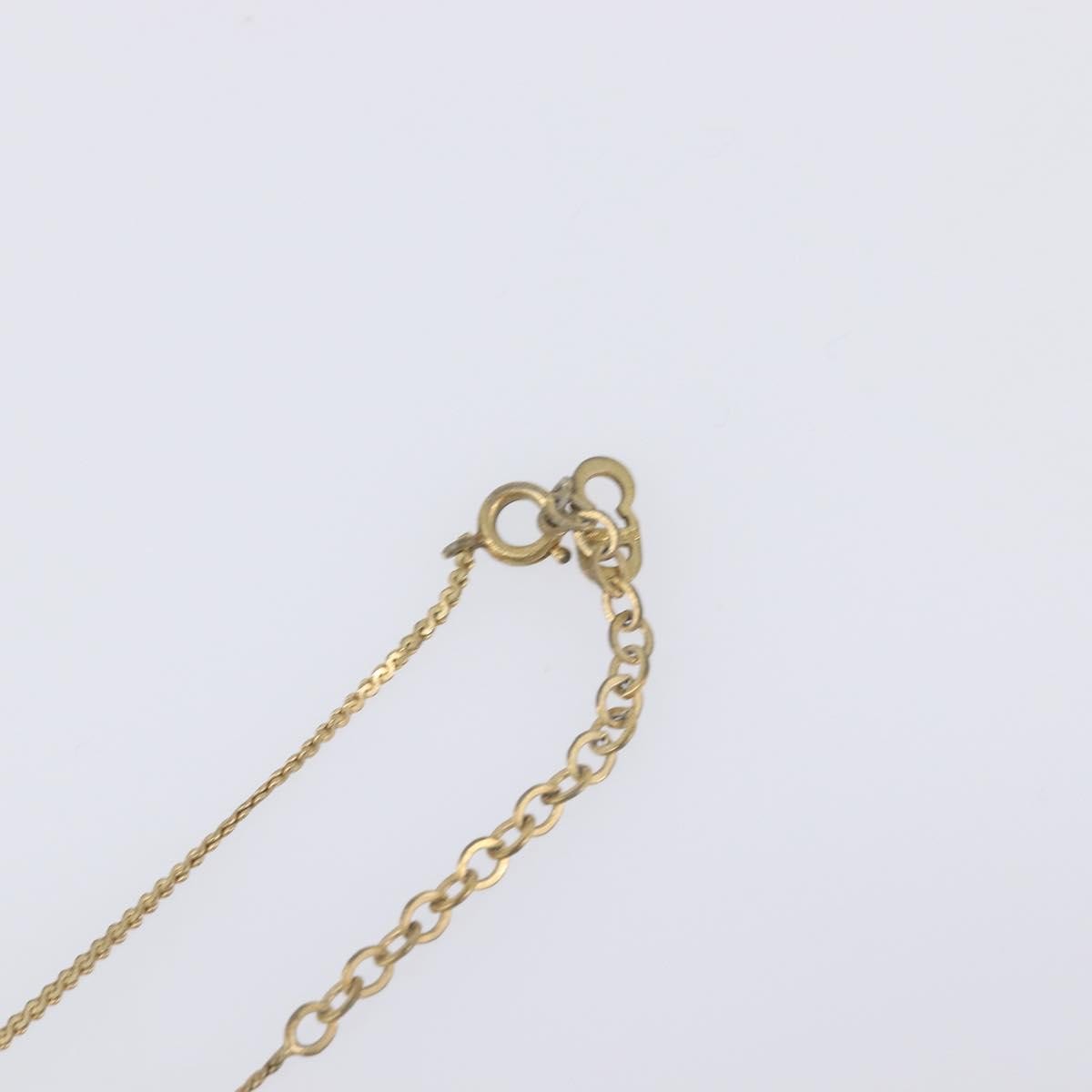 Christian Dior Vintage CD Pendant Metal with Crystals, Gold, Metal, Necklace