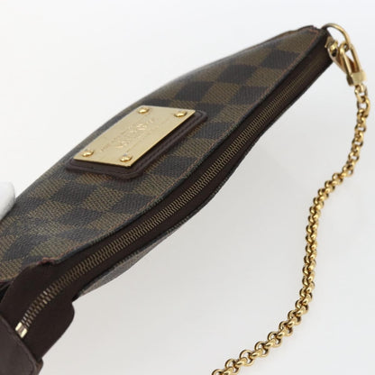 Louis Vuitton Sophie Damier Ebene, Brown, Canvas, Clutch
