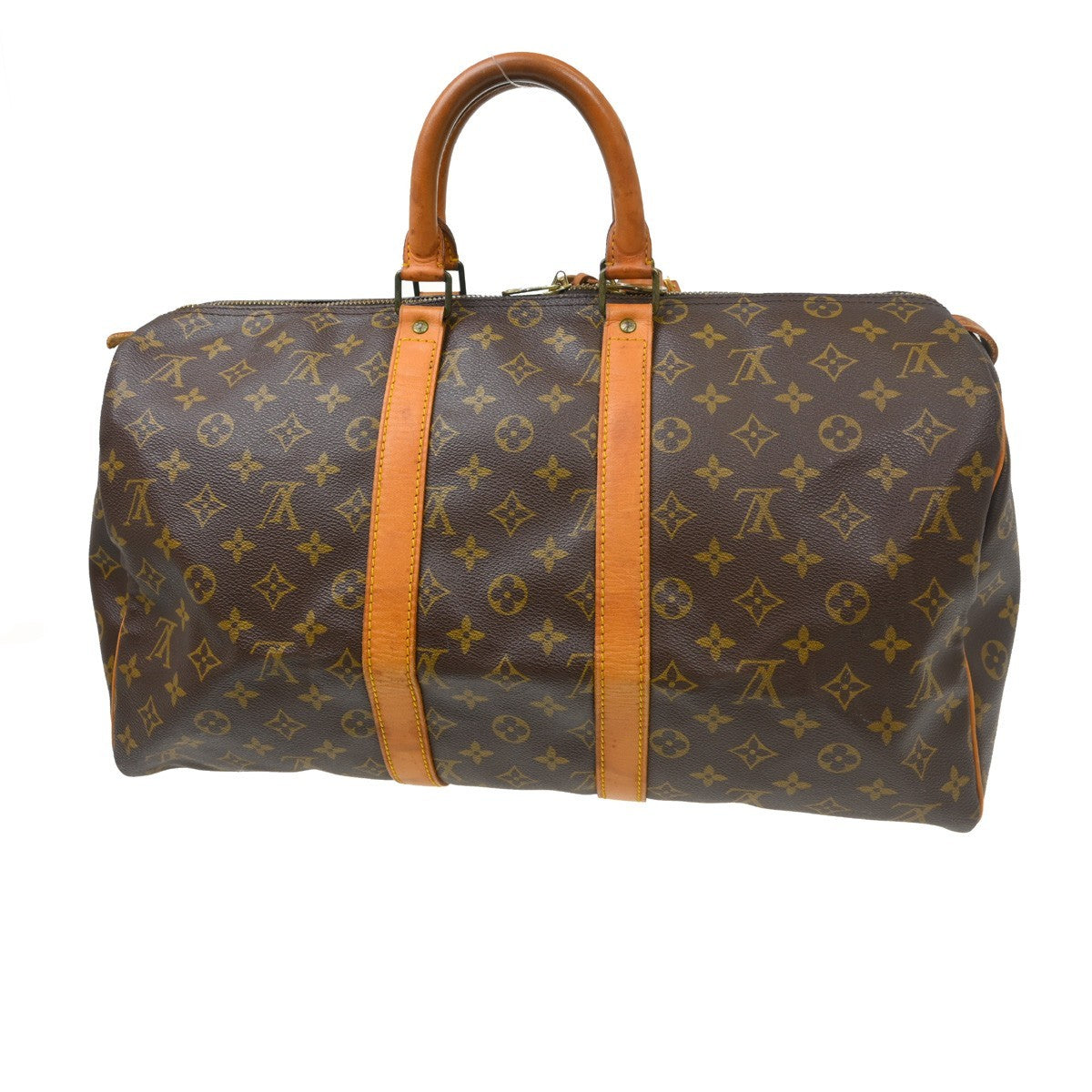 Louis Vuitton Keepall Monogram Canvas, Brown, Canvas, Travel Bag