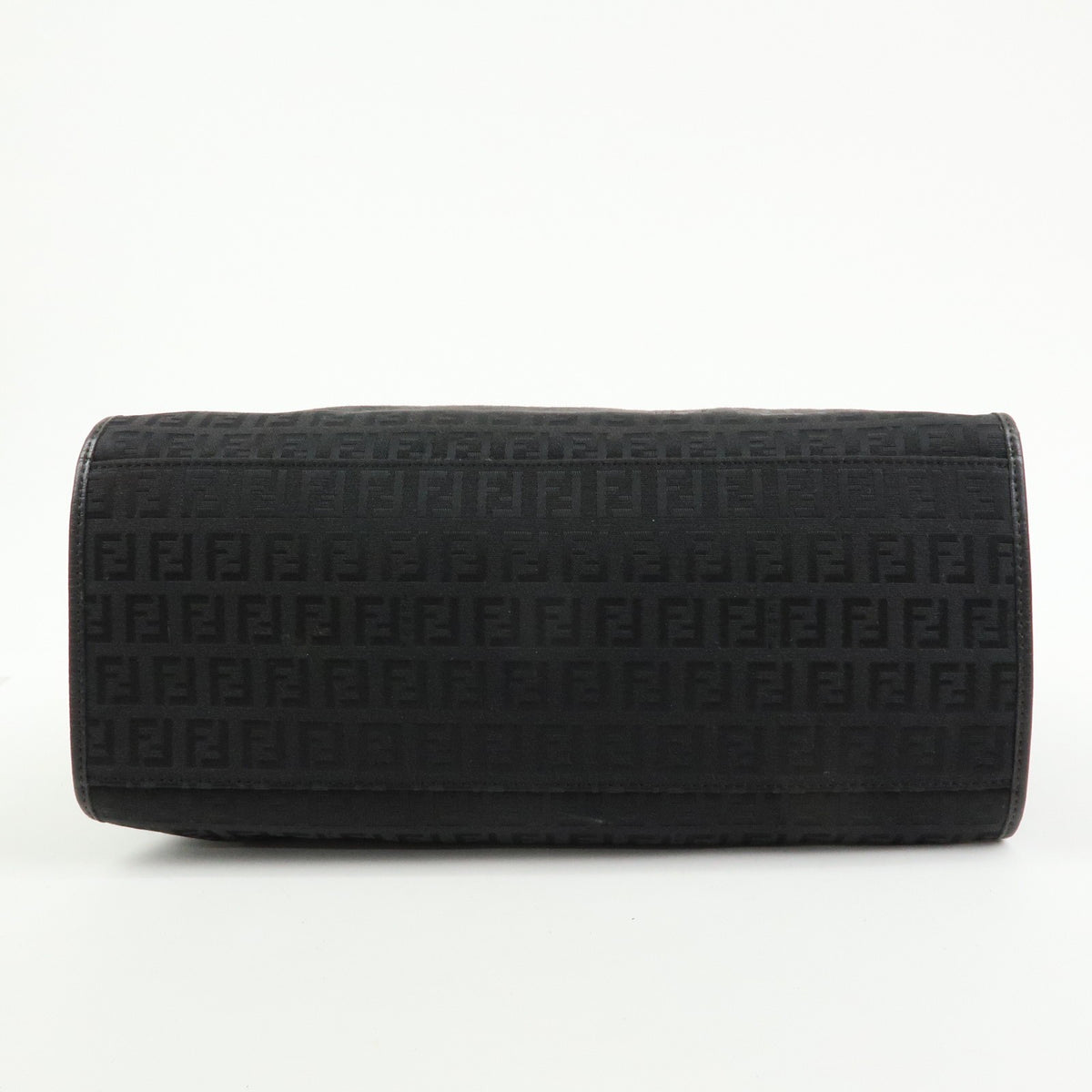 Fendi Vintage Shopping Zucchino Canvas, Brown, Canvas, Tote Bag