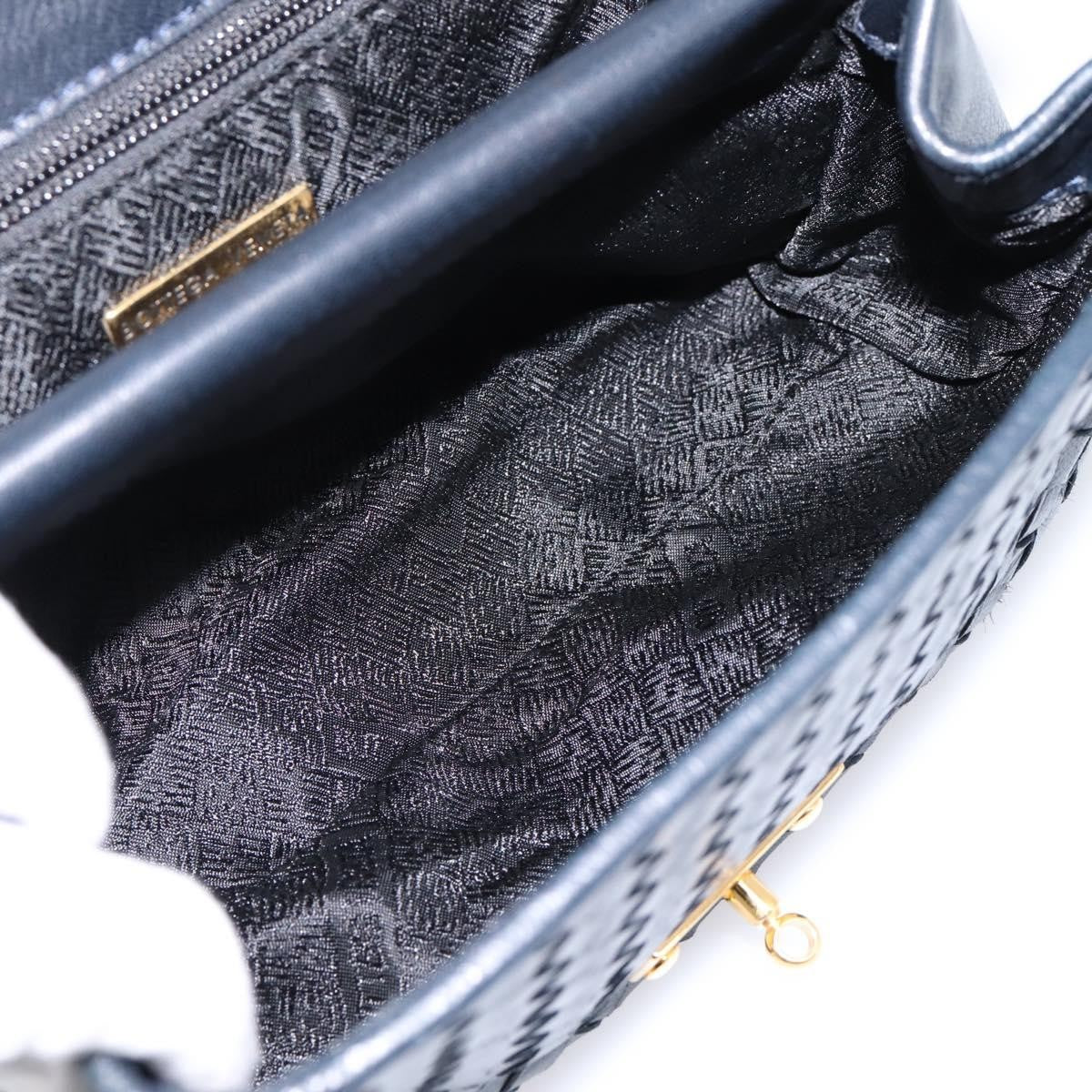 Bottega Veneta Shoulder Leather, Black, Leather, Shoulder Bag