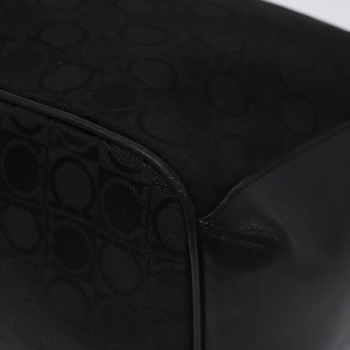 Salvatore Ferragamo Shoulder Bag Canvas, Black, Canvas, Shoulder Bag