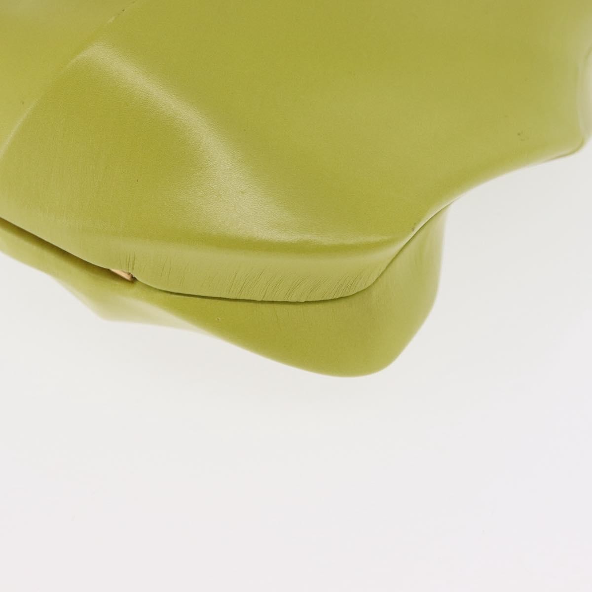 Bottega Veneta The Whirl Clutch Leather, Green, Leather, Clutch