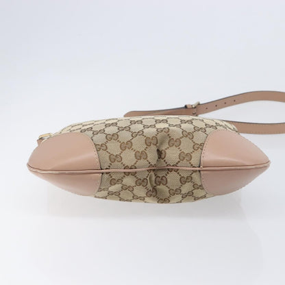 Gucci Mayfair Messenger GG Canvas and Leather, Beige, Canvas, Shoulder Bag