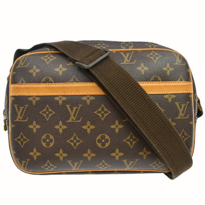 Louis Vuitton Reporter Monogram, Brown, Canvas, Shoulder Bag
