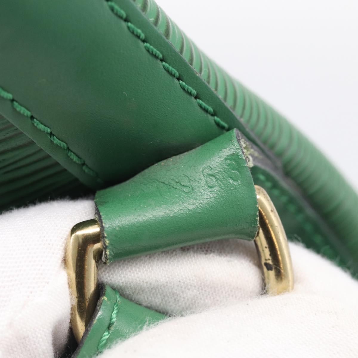 Louis Vuitton Petit Noe Epi Leather, Green, Leather, Handbag