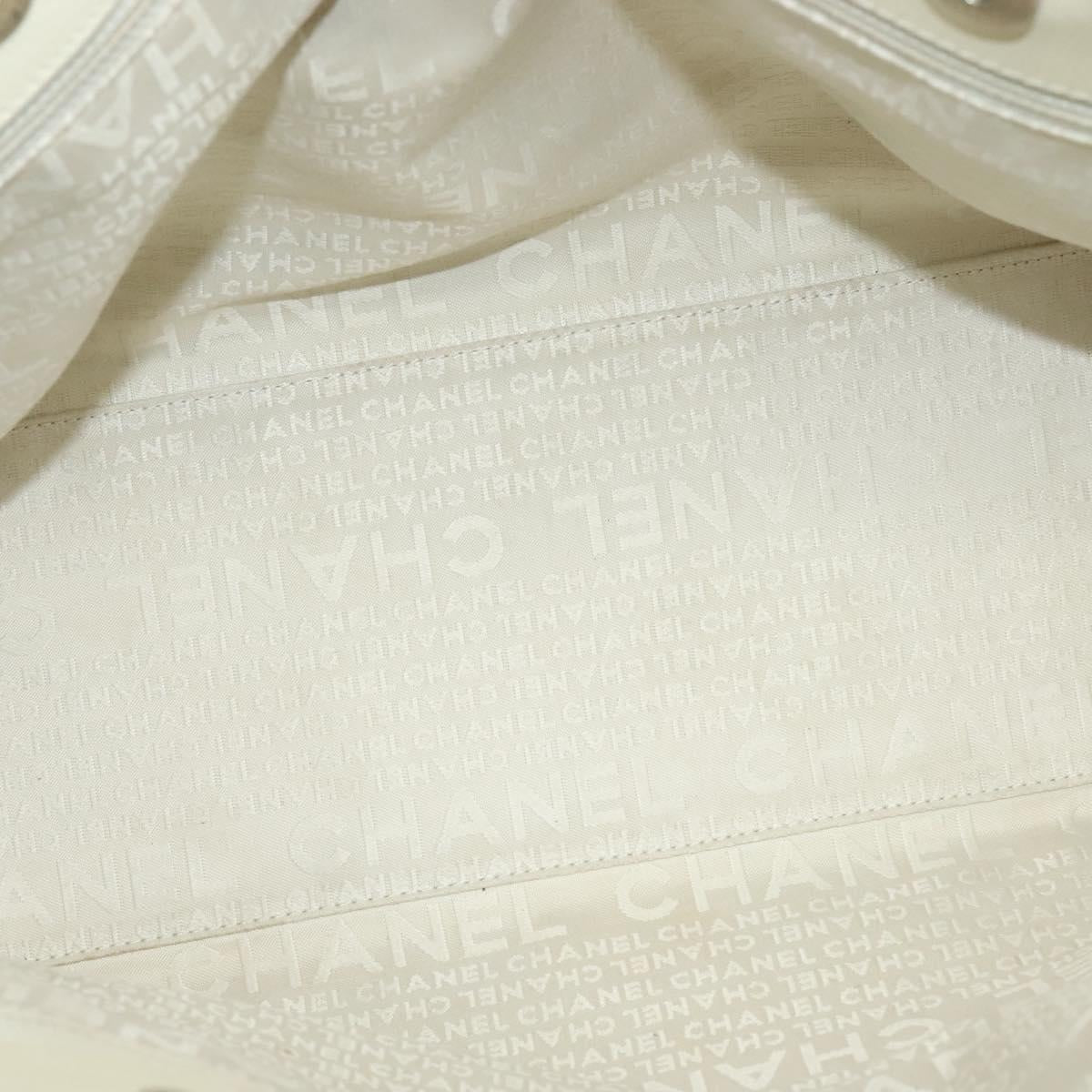 Chanel Reissue Cerf Executive Tote Leather, WHITE, LEATHER, Tote bag