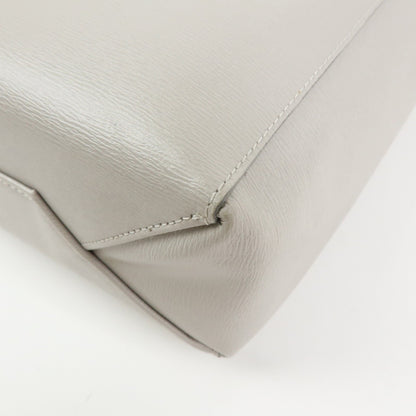 Celine Vertical Cabas Leather, Beige, Leather, Tote Bag