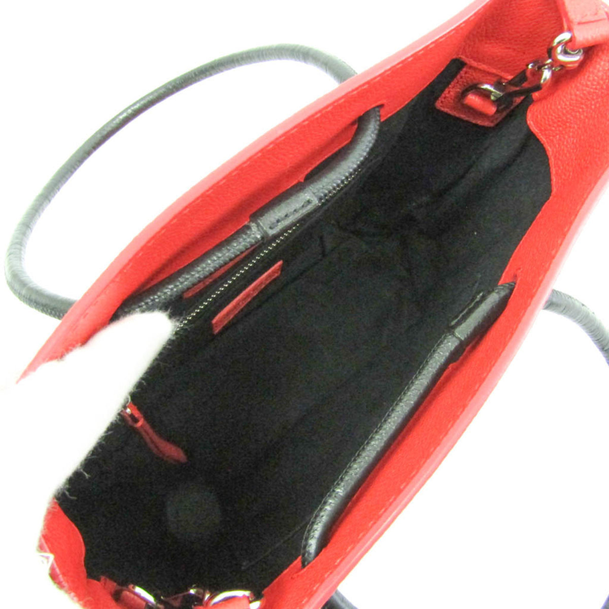 Balenciaga Shopping Leather, Red, Leather, Tote Bag