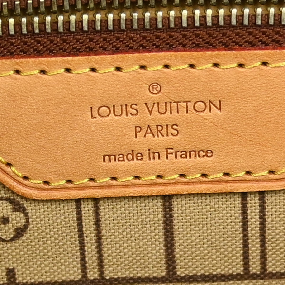 Louis Vuitton Neverfull Monogram Canvas, Brown, Canvas, Tote Bag