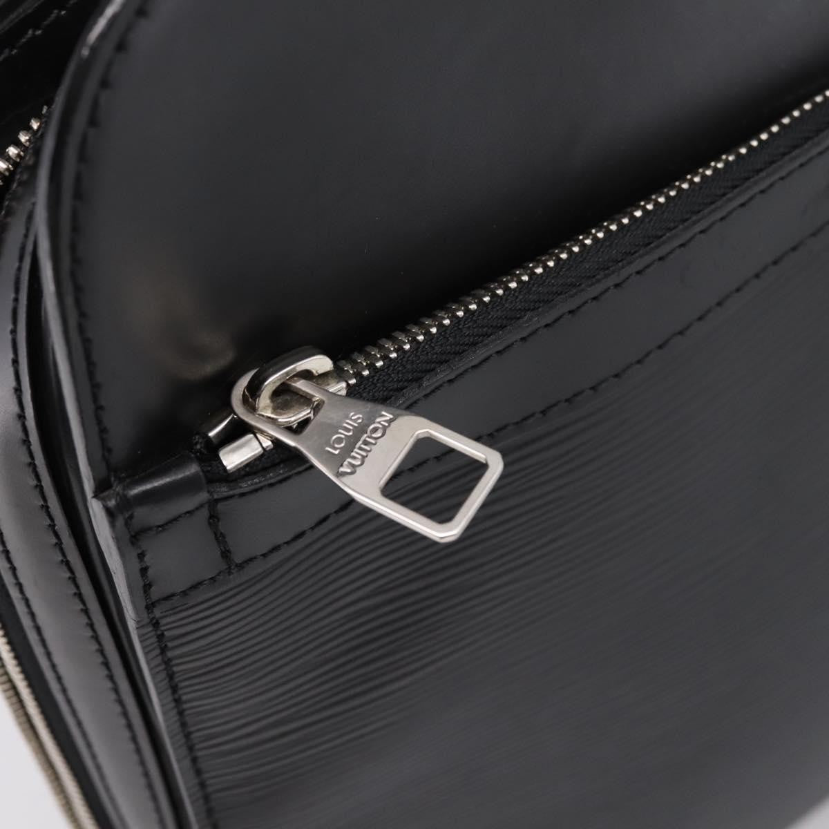 Louis Vuitton Bassano Epi Leather, Black, Leather, Briefcase