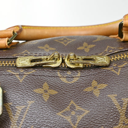 Louis Vuitton Keepall Monogram, Brown, Canvas, Travel Bag