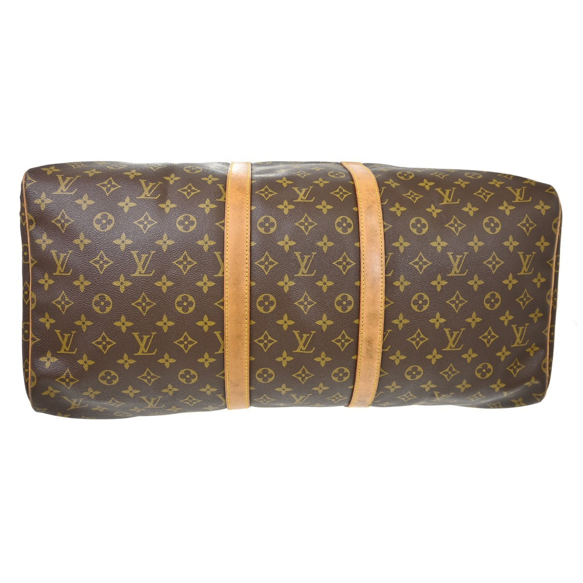 Louis Vuitton Keepall Monogram Canvas, Brown, Canvas, Travel Bag