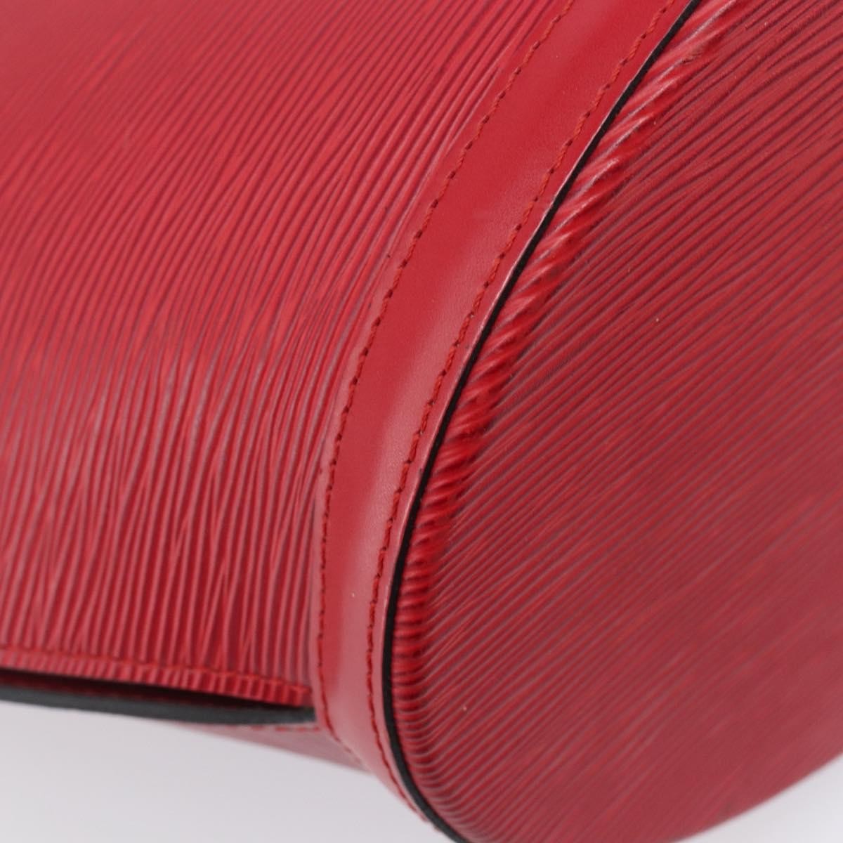 Louis Vuitton Saint Jacques Epi Leather, Red, Leather, Handbag