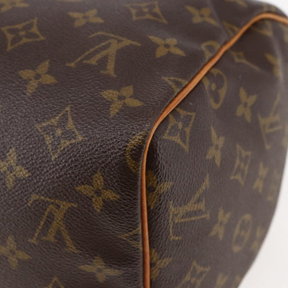 Louis Vuitton Speedy Handbag Monogram Canvas, BROWN, CANVAS, Handbag