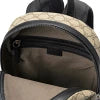 Gucci Front Pocket Backpack GG Coated Canvas, BEIGE, CANVAS, Backpack