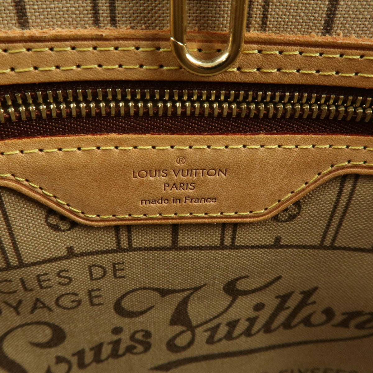 Louis Vuitton Neverfull Monogram Canvas, Brown, Canvas, Tote Bag