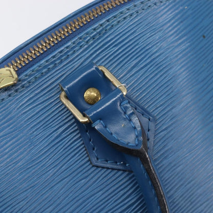 Louis Vuitton Alma Epi Leather, Blue, Leather, Handbag