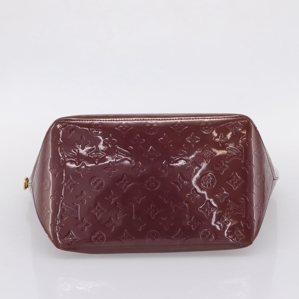 Louis Vuitton Bellevue Monogram Vernis, Purple, Patent Leather, Handbag