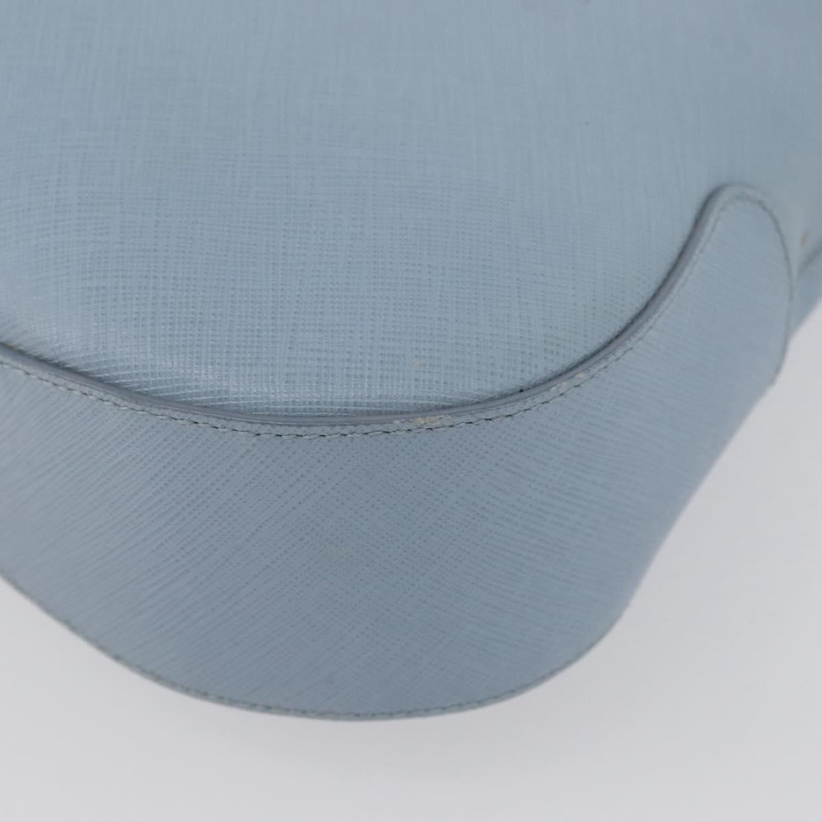 Salvatore Ferragamo Gancini Leather, Blue, Leather, Shoulder Bag