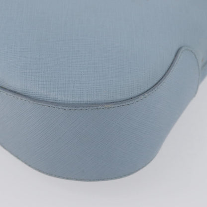 Salvatore Ferragamo Gancini Leather, Blue, Leather, Shoulder Bag